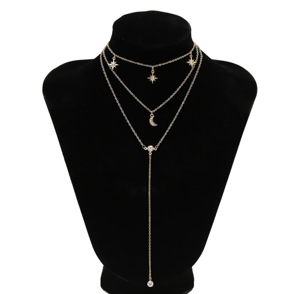 💕 Last one Moon N Star Long Necklaces - Picture 6 of 14
